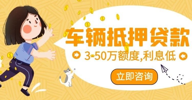 岱岳车辆抵押贷款办理的利率